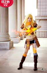 Горячая Аниме RWBY Yang Xiao Длинные костюмы для косплея модная сексуальная Боевая форма полный комплект для Хэллоуина вечерние ролевые игры