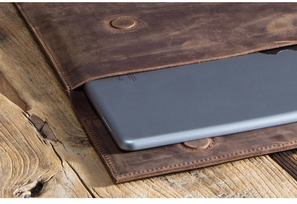 Чехол для iPad Pro 11 12,9 из натуральной кожи для планшета, чехол для MacBook 12 дюймов, Магнитный защитный чехол на заказ