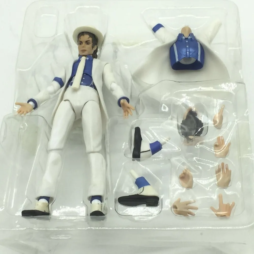 Michael Jackson Smooth Criminal Moonwalk Action Figure Collection Model Toys