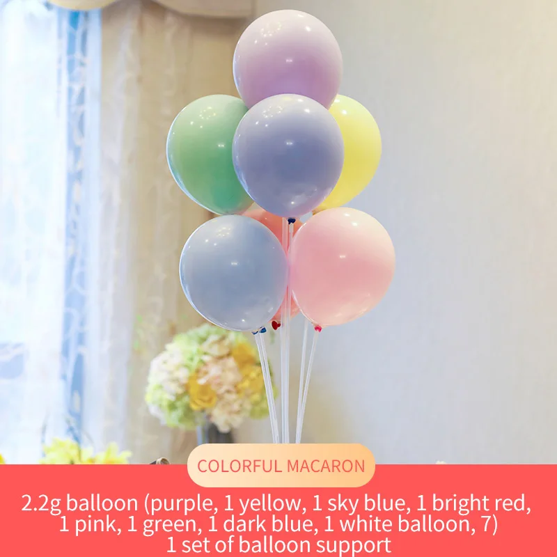 Воздушные шары из Макарон с металлическим шариком и подставкой для стола, свадебные украшения, товары для дня рождения, праздничные настольные украшения - Цвет: Армейский зеленый