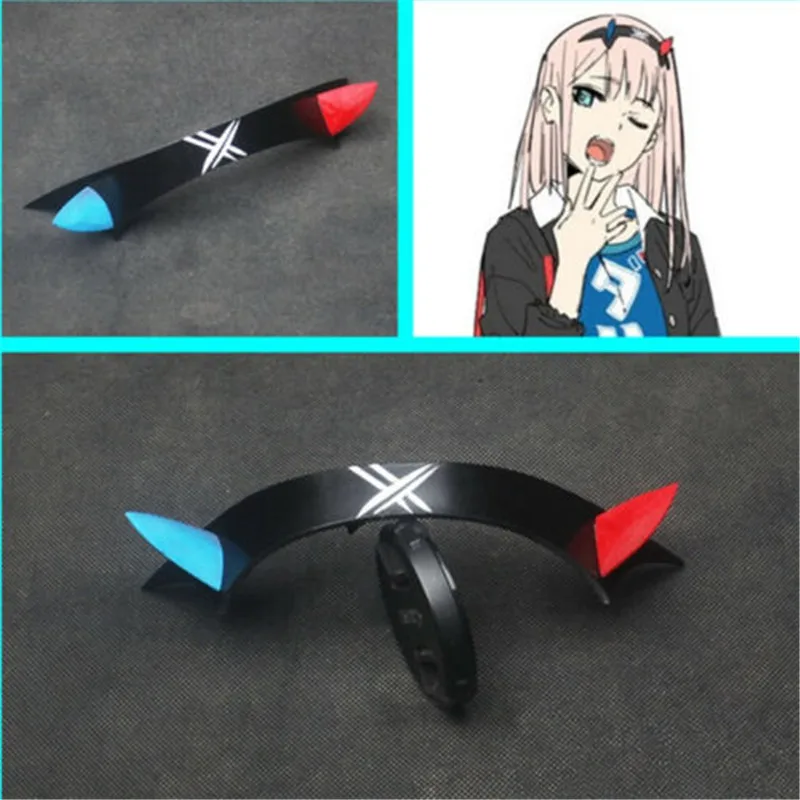 Прямая поставка Zero Two DARLING In The FRANXX Cosplay PVC Prop головной убор рог повязка на голову 2