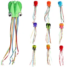 Мультяшный большой осьминог длинный хвост пляжные воздушные змеи-идеальная игрушка для детей и взрослых наружная игра высокое качество подарок Прямая