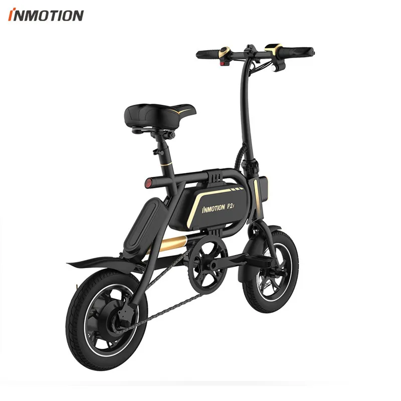 Perfect Original Inmotion P2F / P2 Ebike Folding Bike 36V 23.2Ah /7.8Ah Battery 350W 30km/h 12" Tire Mini Bicycle Electric Bike CE FCC 2