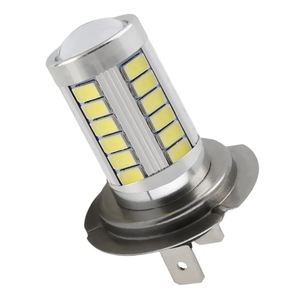 1 шт. H7 супер яркий 12V 5630 SMD 33 светодиодный Авто автомобильная противотуманная фара дальнего света лампы Белый Автомобильный светильник s Туман головной светильник автомобильные аксессуары