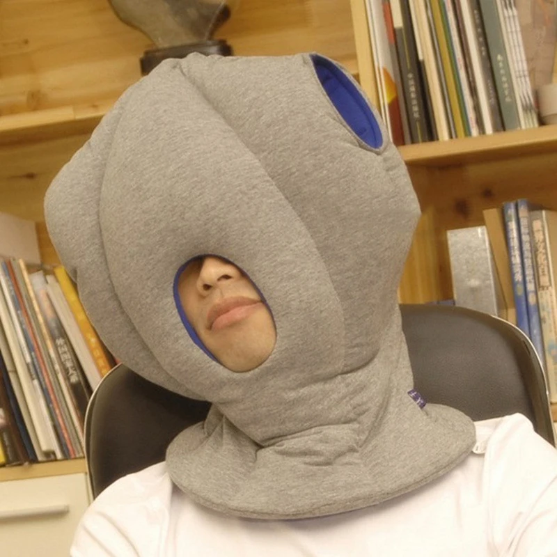 

Black/Blue/Red Generic Soft Ostrich Rest Pillows Headrest Sleeping Helper Decorative Pillows Ostrich Sleep By Generic Colorful