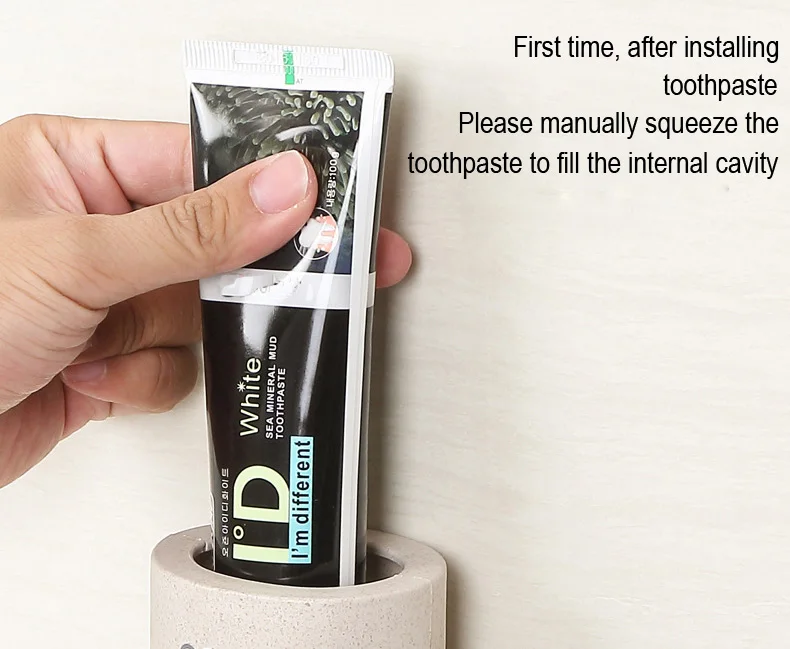 Автоматический диспенсер для зубной пасты для ванной набор аксессуаров настенная подставка для зубных щеток крепление Пылезащитная зубная паста соковыжималки