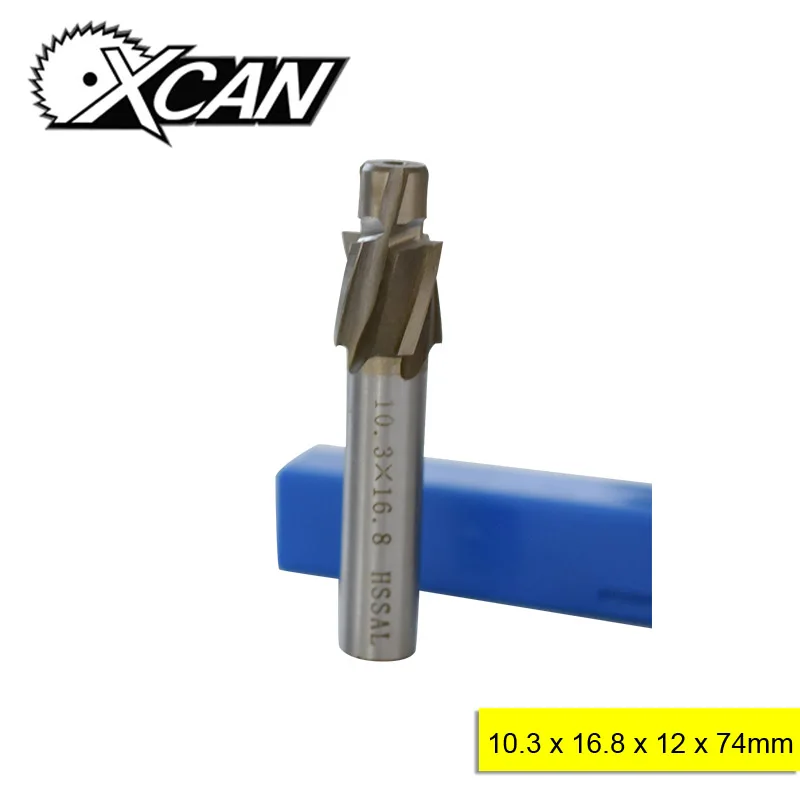 

XCAN 1pc 4 Flute Countersink Drill Bit M10.3 Metric HSS Counterbore End Mills Pilot Slotting Tool Free Shipping