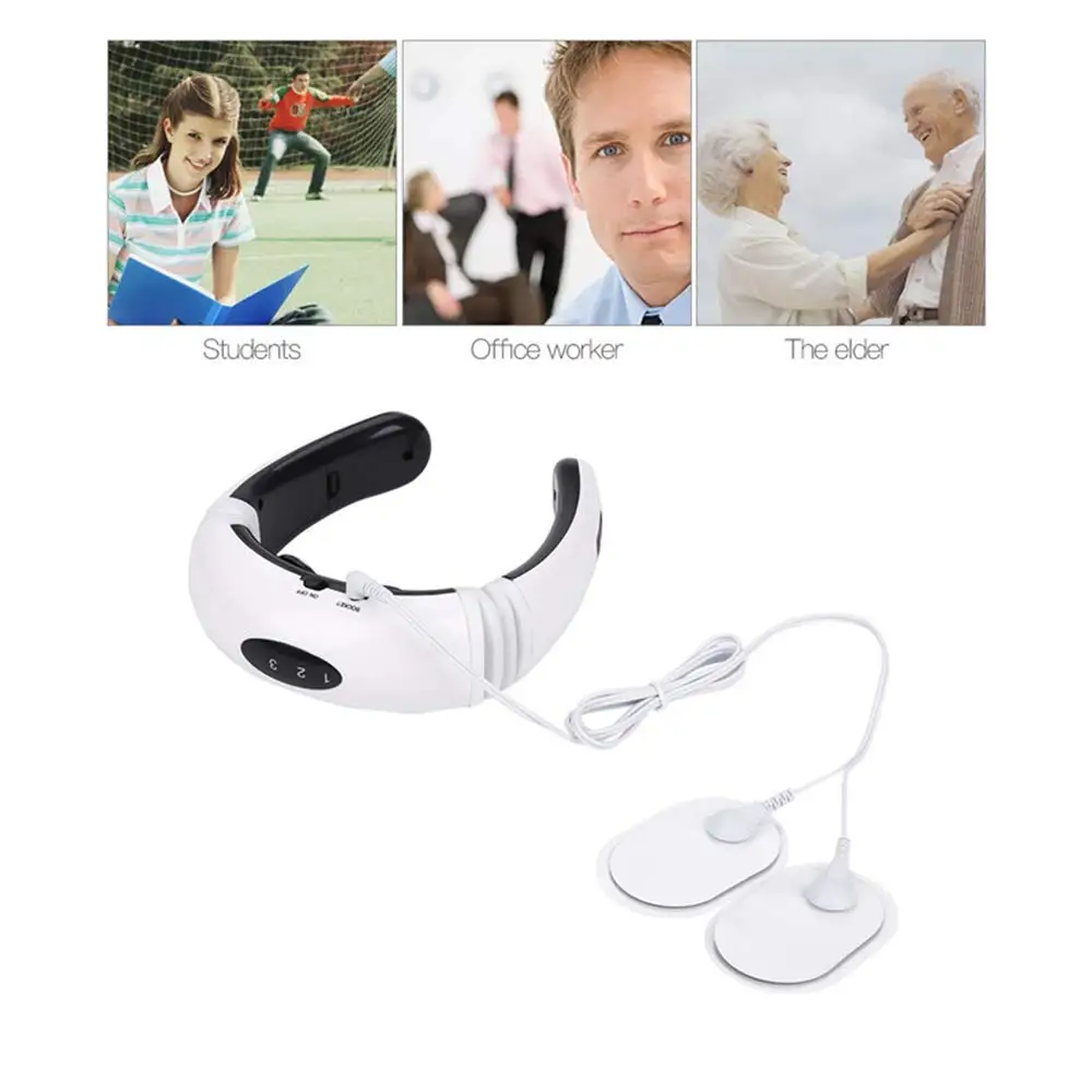 Smart EMS Electric Pulse Neck Treatment  Electro Cervical Vertebra Back Shoulder Pain relief Machine Massager Relaxation (3)
