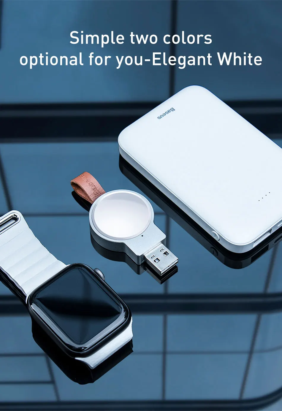 Baseus Qi Беспроводное зарядное устройство для Apple Watch 4 3 2 1 i серия портативная быстрая Беспроводная зарядная док-станция магнитное зарядное устройство USB для iWatch