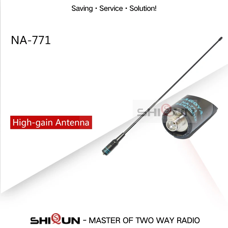 Антенна NAGOYA NA-771 двухполосный Baofeng антенна VHF/УВЧ SMA-Female со SMA Мужской Для Портативная радиостанция Baofeng UV-5R UV-82 BF-888S H-777 УФ 5RA