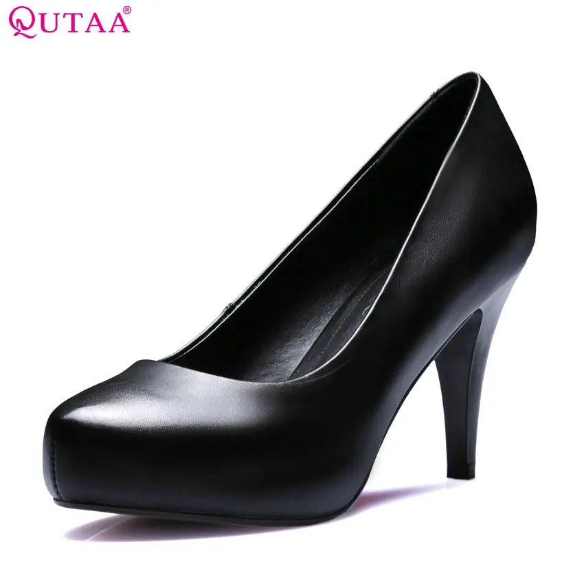 Peu Cm 8 Vache 10 Cm 7 Pompes Femmes 2018 Cuir 34 Hauts 39 Talons Mode Black À Bout Office 8 Pointu Pu Lady Qutaa 5cm 7cm En Mince De Profonde 10 5 Szie black Hw1yqCwO
