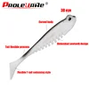 10Pcs/lot T tail silicone Fishing Lures 8cm 4g Artificial Baits Wobblers Soft Lures Shad Carp Silicone Fishing Soft Baits Tackle ► Photo 3/6