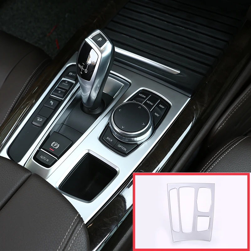 

ABS Center Gear Shift Panel Cover Frame Trim For Left Hand Drive For BMW X5 X6 F15 F16 2015-2018 Car Accessory