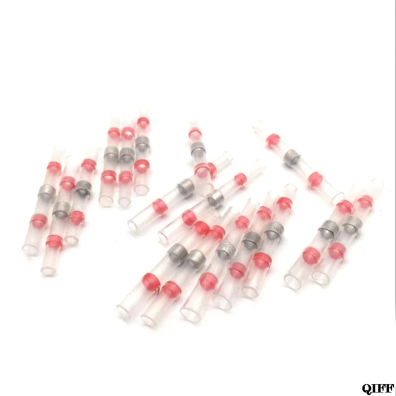 150pcs Solder Seal Wire Connectors Kit, Heat Shrink Butt Connectors, Waterproof and Insulated Electrical Wire Terminals