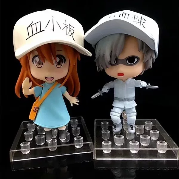 Аниме фигурки 10 см Hataraku Saibou клетки на рабочем платце ПВХ фигурка Коллекционная