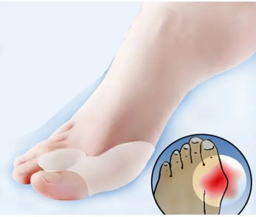 

1 Pair Gel Bunion Toe Separator, Eases Foot Pain Foot Hallux Valgus Guard Cushion, Toe spreader of Foot Care Tool