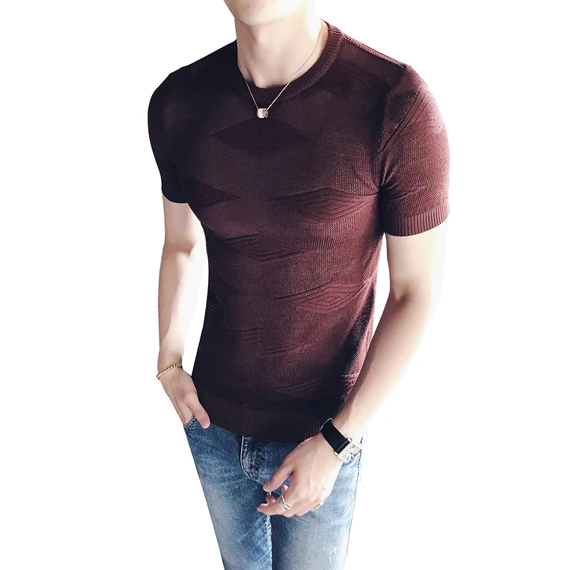 Moda 2018 transparente Camisetas para hombre ver a través de las Camisetas para hombre blanco tejer Camisetas para hombre Camiseta Sexy Camisetas slim Fit Moda 2018 transparente Camisetas para hombre ver a través de las Camisetas para hombre blanco tejer Camisetas para hombre Camiseta Sexy Camisetas slim Fit