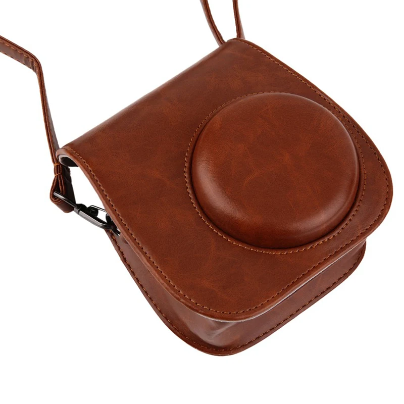 Leather Camera Bag Case Cover Pouch Protector Shoudler Bag For Polaroid Photo Camera For Fuji Fujifilm Instax Mini 8 NEW (24)