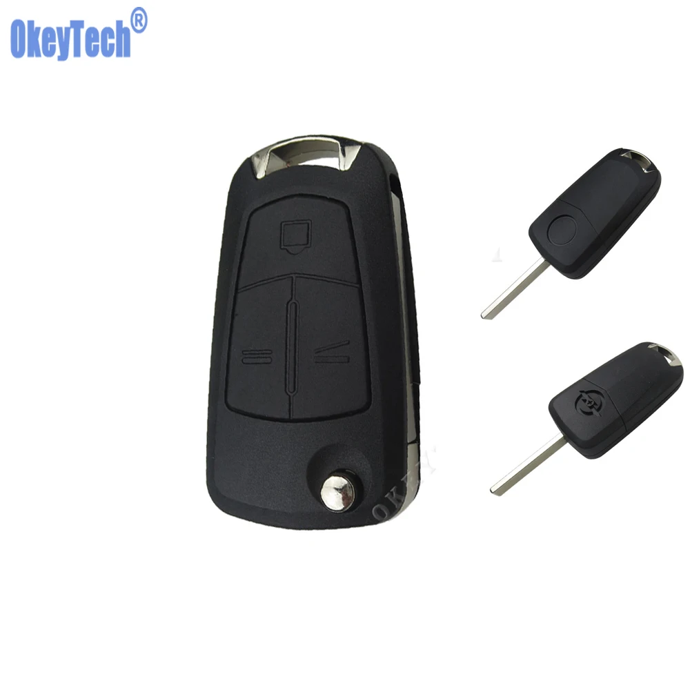 OkeyTech 10 шт. чехол для выкидного ключа с дистанционным управлением Opel Astra H J G Insignia
