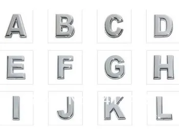 

Wholesale 130pcs 8mm A-Z chrome slide letter fit for 8mm phone strips