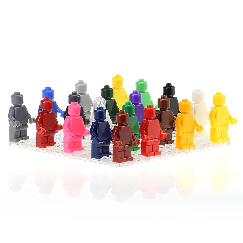 Limited-Supplies-Blank-Unprinted-Pure-Plain-Solid-Color-Green-Pink-White-Blue-MOC-Custom-Building-Blocks (1)