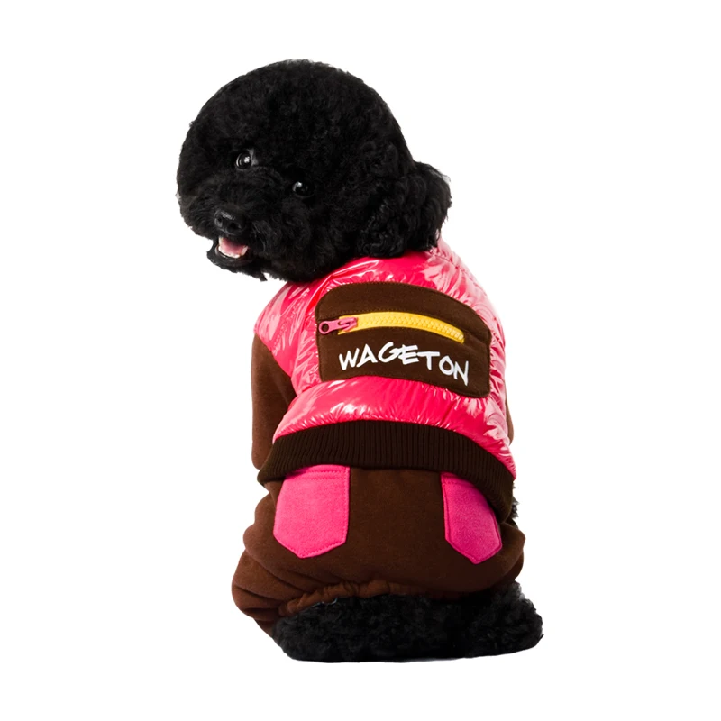 Горячая Мода Одежда для собак WAGETON комбинезон оптом и в розницу домашнее животное щенок кошка теплое пальто одежда