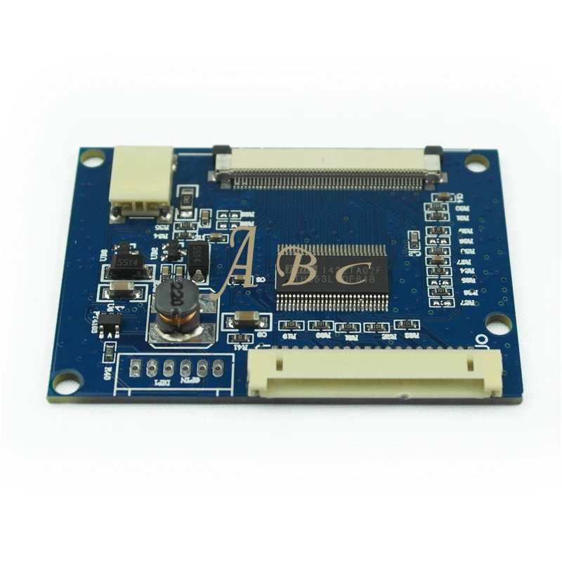 Плата преобразователя LVDS 1ch 8bit S8 DF14 20Pin с поворотом на 50Pin TTL сигнала ЖК дисплея T
