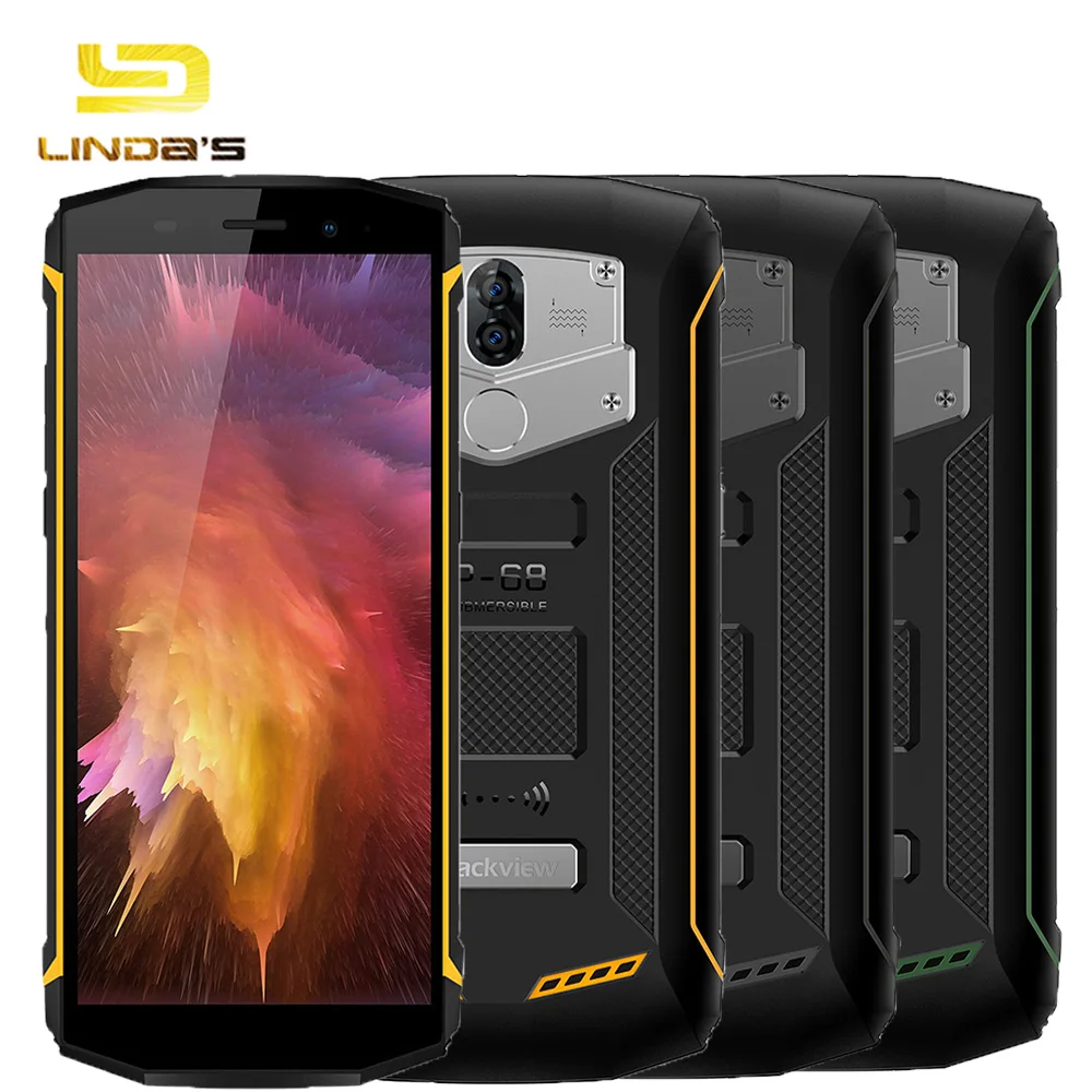 IP68 Водонепроницаемый Blackview BV5800 смартфон 4G Android 5 'ɴ ядра мобильный телефон 2 ГБ