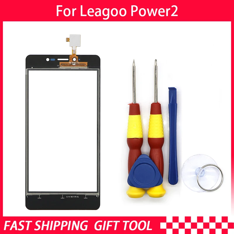 

New original Touch Screen Touch Panel For Leagoo Power 2 Replacement Parts + Disassemble Tool+3M Adhesive