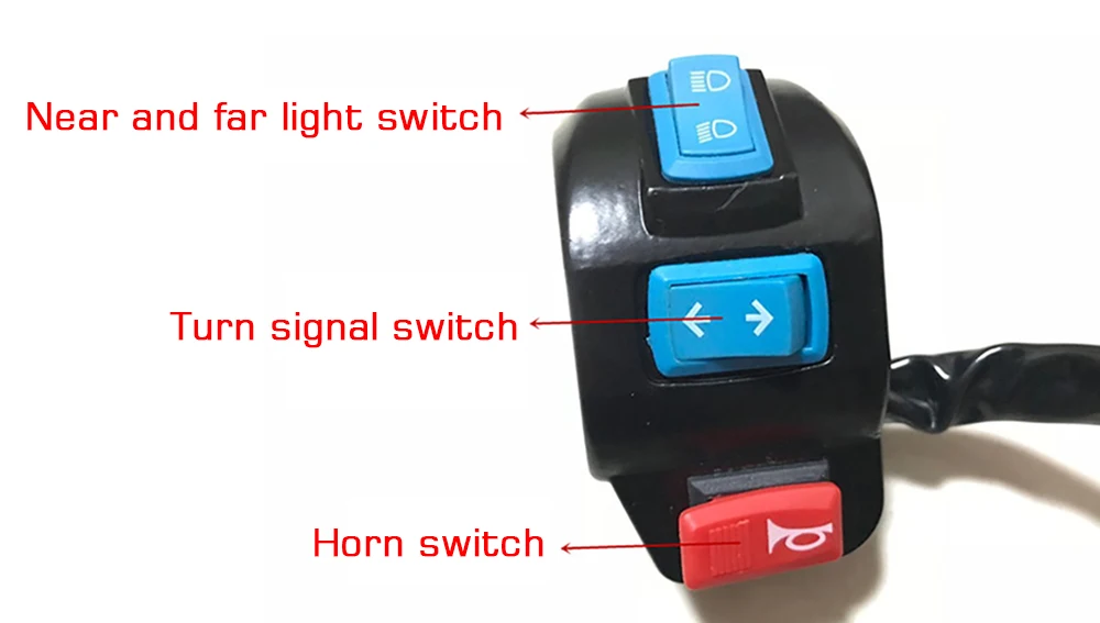 Electric tricycles and ebike Horn Turn Signal&light multifunctional switch