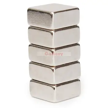 

5pcs N52 10mm x 10mm x 5mm Block Magnets Rare Earth Neodymium Magnets