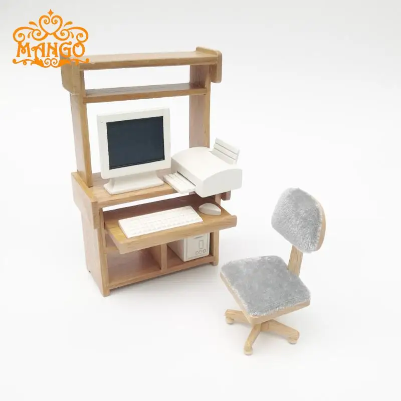 Buy 112 Dollhouse mini furniture model office desk