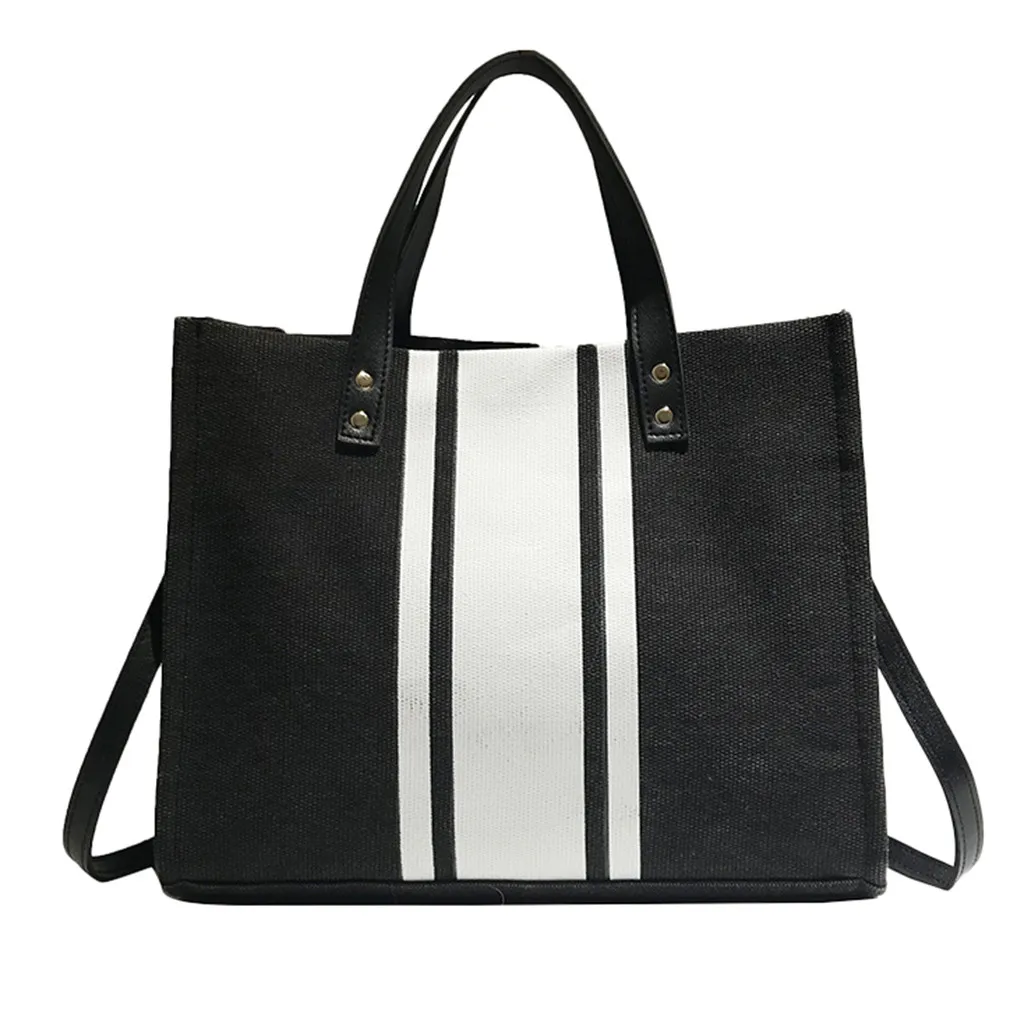 

2019 Summer Shoulder Bags For Women Fashion Girls Canvas Color Matching Retro Wild Shoulder Bag Oblique Bag Bolsa Feminina