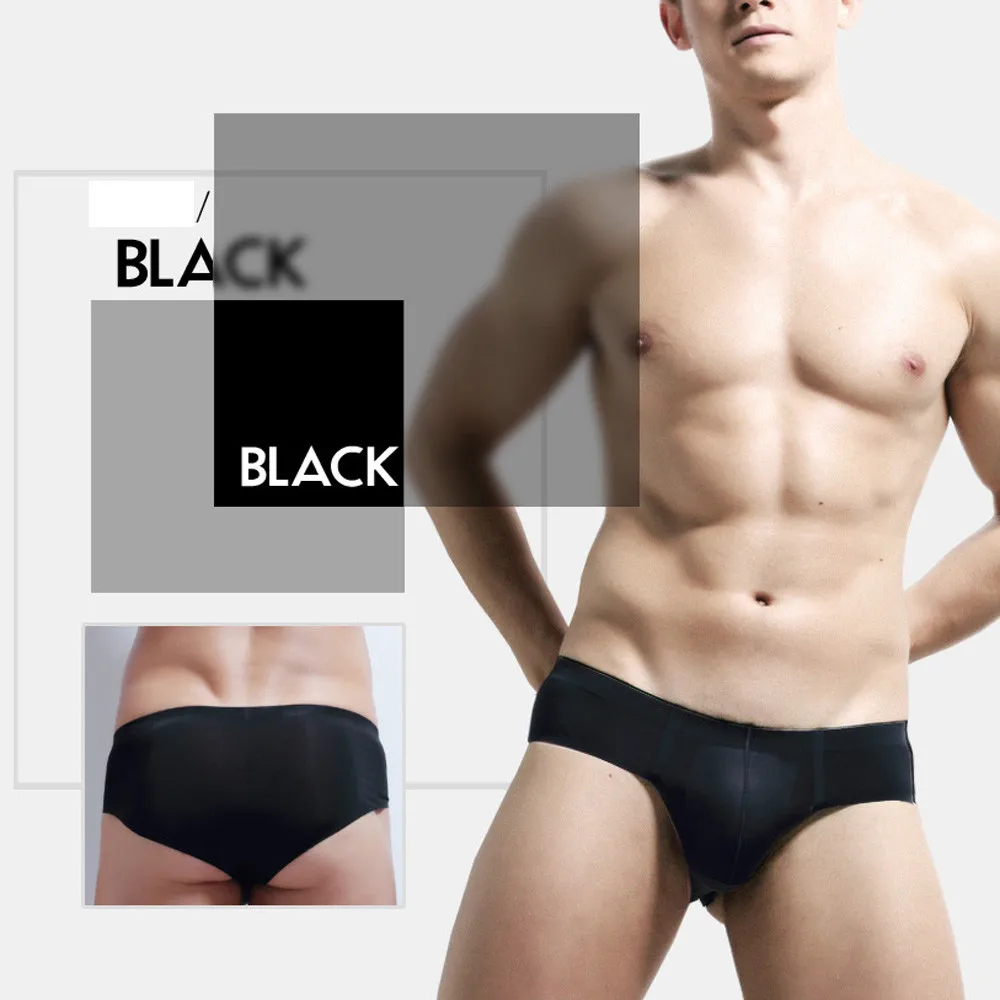 

Underwear Men Sexy Seamless Underwear Shorts Underpants Breathable Perspective Briefs Comfortable Underwear Pant Men Hot c0515