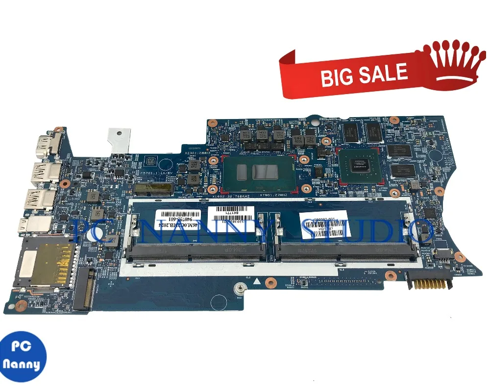 Материнская плата PCNANNY для ноутбука HP Pavilion X360 14-BA 939382-601 17817-1 448.0BZ09.0011 I7-8550U SR3LC