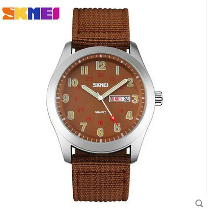 

Berserk skmei waterproof quartz movt nylon strap plastic Outdoor Children Gift Quartz-Watch boys girls Students Kids watch women