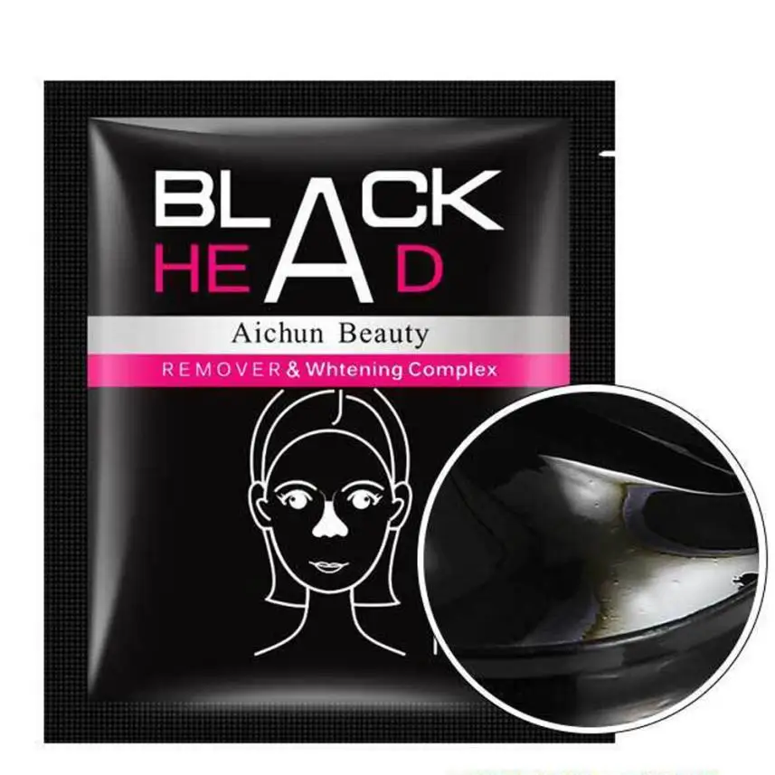 

Brand New And Hot 1pcs Nose Mask Blackhead Remover Black Mud Deep Cleansing Purifying Peel Acne Face Mask Large Pores Nose Anne