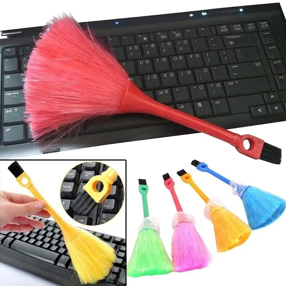 

Portable Mini Brush Keyboard Desk Top Bookcase Dust Remove Broom Cleaning Tool