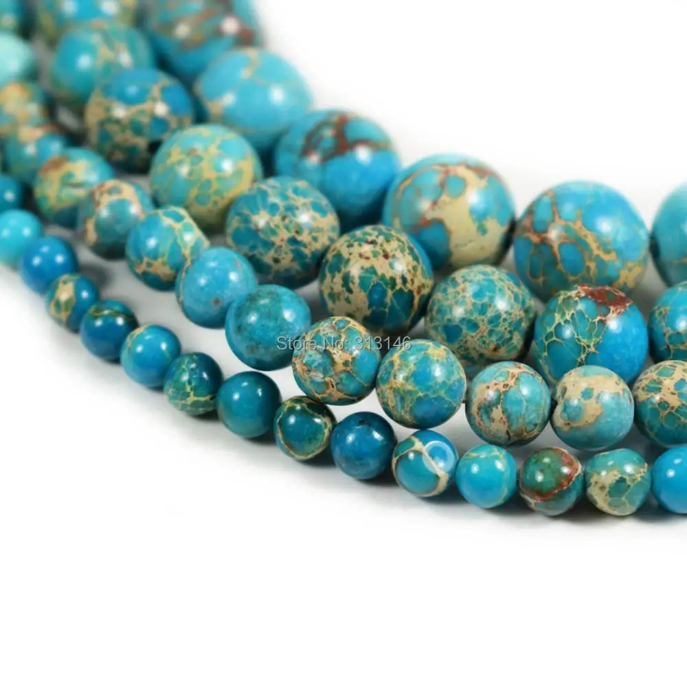 loose semi precious stone beads 8mm 10mm 15/'/' strand round dyed blue jasper gemstone beads natural blue impression jasper beads