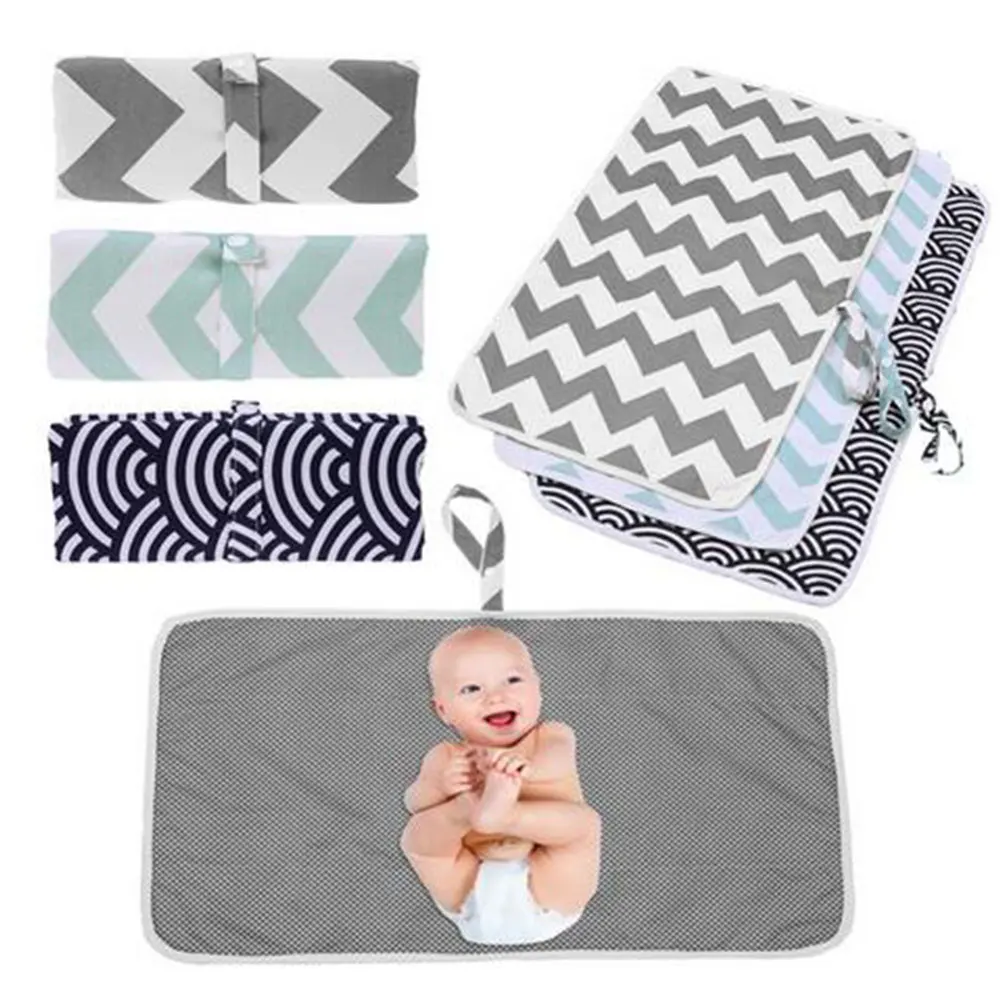

Washable Portable Diaper Changing Pads Baby Travel Changing Mat Waterproof Nappy Changing Cover Blankets Baby Care Size: 60*35CM