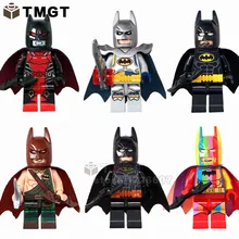 Фигурки tmgt 10 лотов ofDecool0268-0273 Супер Герои Excalibur Titan Ultimate и Радуга Бэтмен подарок детские игрушки Dropshippi