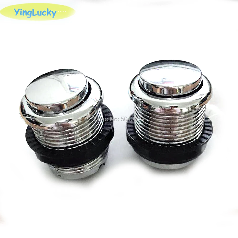 

10pcs Built-in Small Micro Switch For DIY Arcade Controller Jamma Mame 24mm Factory Price Arcade Button Round Push Button