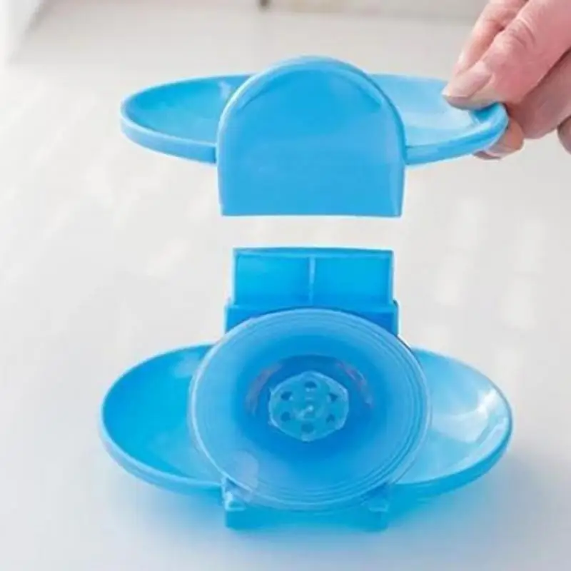 جديد مزدوج طبقات قوية مصاصة المنبر الصابون استنزاف حامل الصابون طبق المطبخ الحمام صندوق تخزين الفضاء توفير أدوات