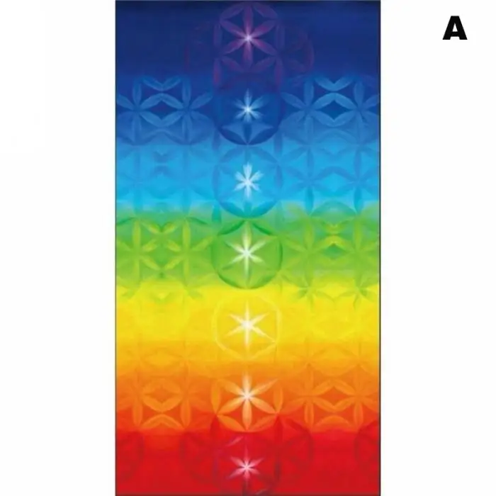 Гобелен Циновка для йоги шарф шаль красочные полиэстер кисточкой 150x75 см дышащий для пляжа BHD2