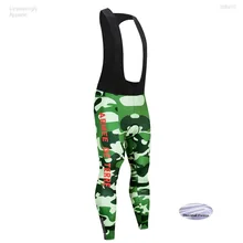 Камуфляж Pro Тур команда 16D Pad гель Велоспорт комбинезон велосипедная одежда зимние велосипедные штаны горная дорога Спортивная одежда для велосипеда