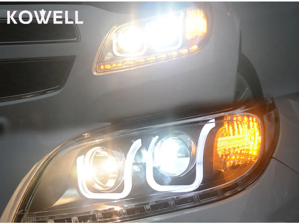 KOWELL автомобильный Стайлинг для Malibu головной светильник s 2012- Malibu светодиодный головной светильник DRL Дневной ходовой светильник Bi-Xenon HID аксессуары