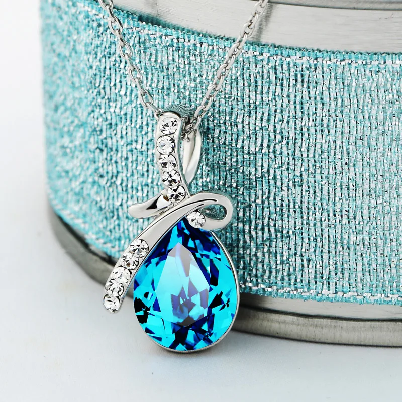 Neoglory Австрийские кристаллы и чешские Стразы подвеска длинное ожерелье для леди в