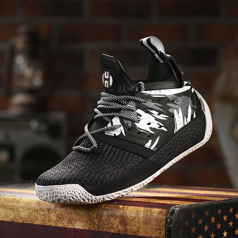 Мужские баскетбольные кроссовки boost Harden Vol.2 AH2217 черно-белые спортивные кроссовки размер 40-46