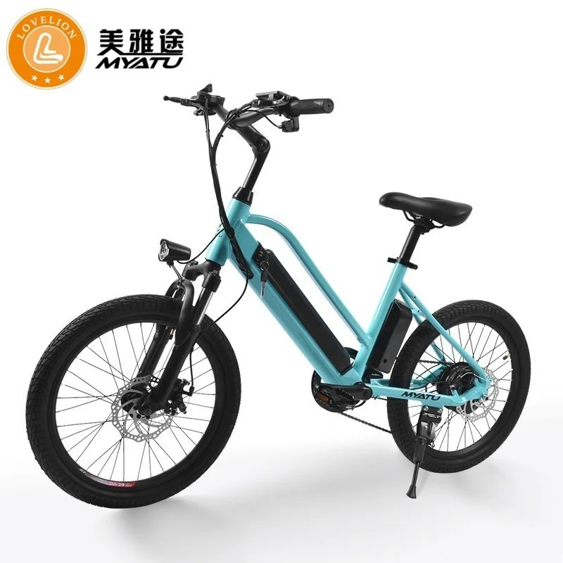 

MYATU adult Electric Bike Aluminum Alloy 250W Motor 36V 25-32Km/h Max ebike IP54 Waterproof Lightweight Electric Bicycle