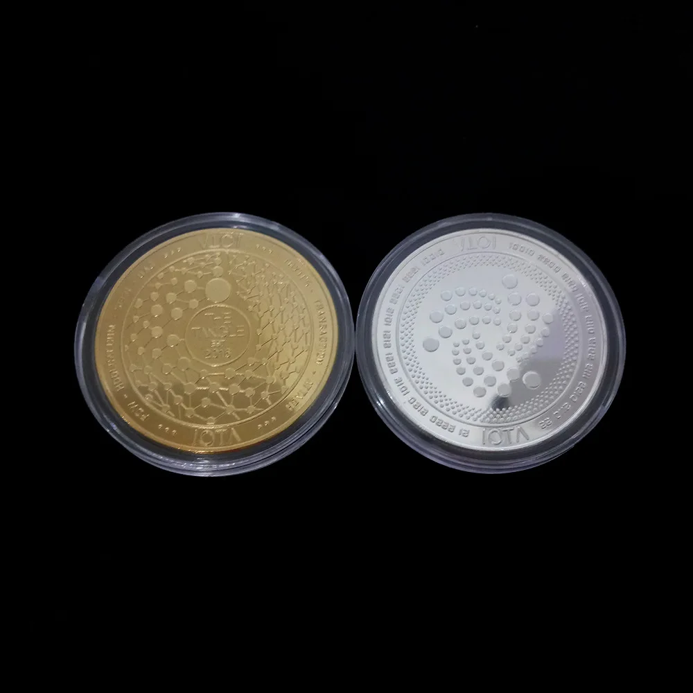 

Explosion models new metal crafts IOTA virtual currency commemorative coin IOTA virtual No-currency coins